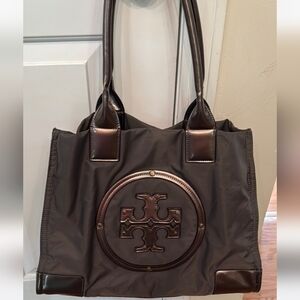 Tory Burch Dark Brown Tote Bag